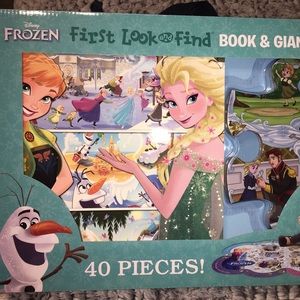 Frozen Book and Giant Puzzle